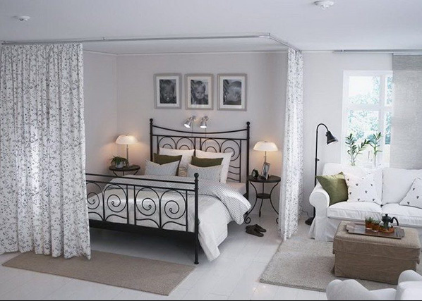 Rèm cửa cao cấp Belife | 10 nội thất decor phòng ngủ đơn giản, tiết kiệm